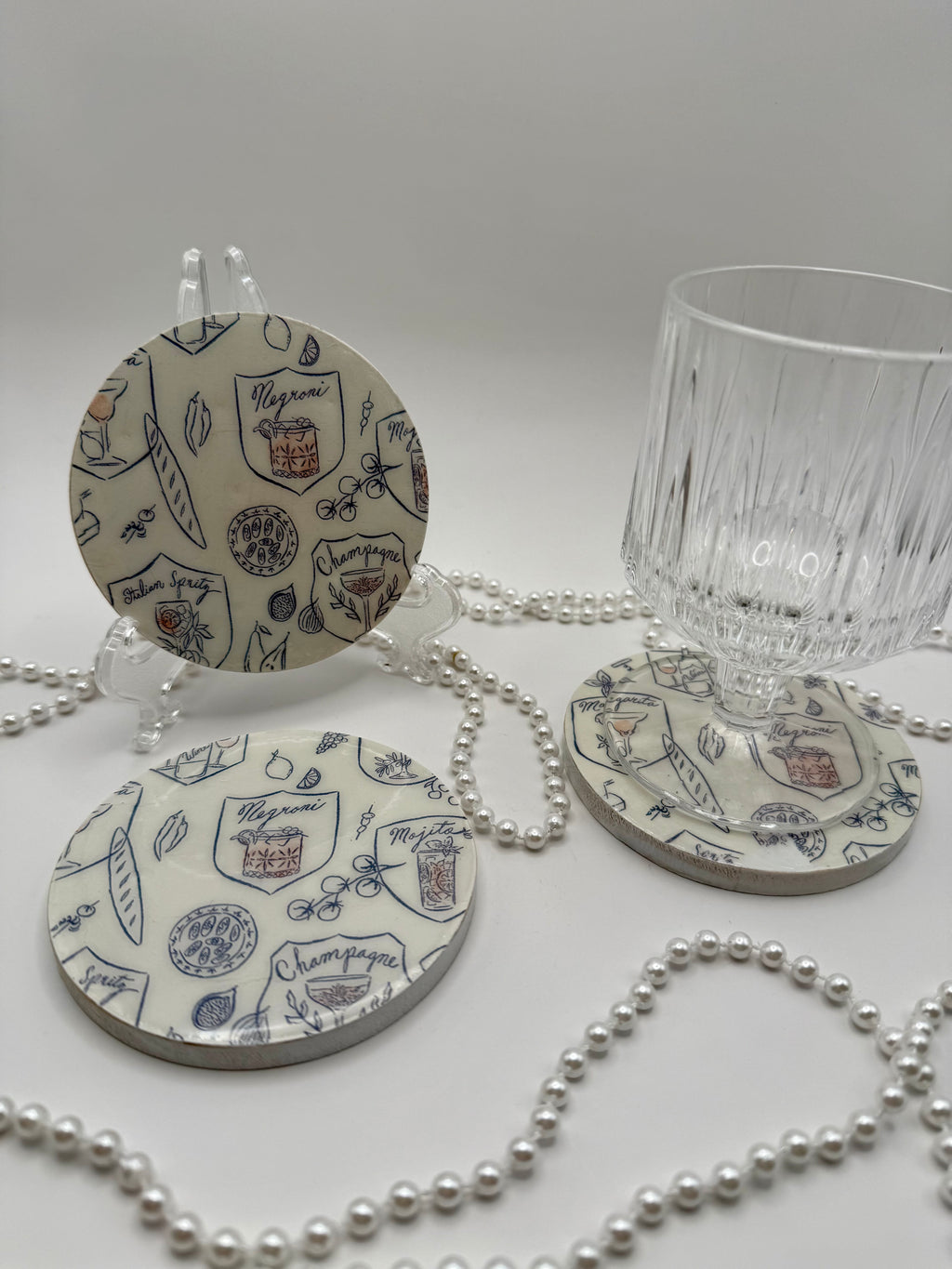 Wood Coaster – Negroni