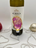Oyster Shell Wine Stopper – Pink Amethyst