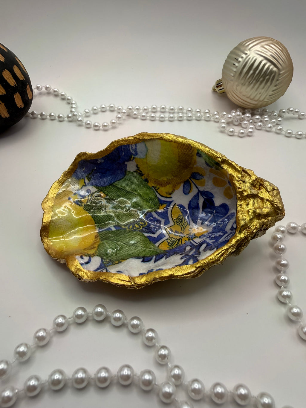 Oyster Trinket Tray – Amalfi Coast