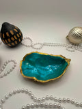 Oyster Trinket Tray – Tropical Turquoise