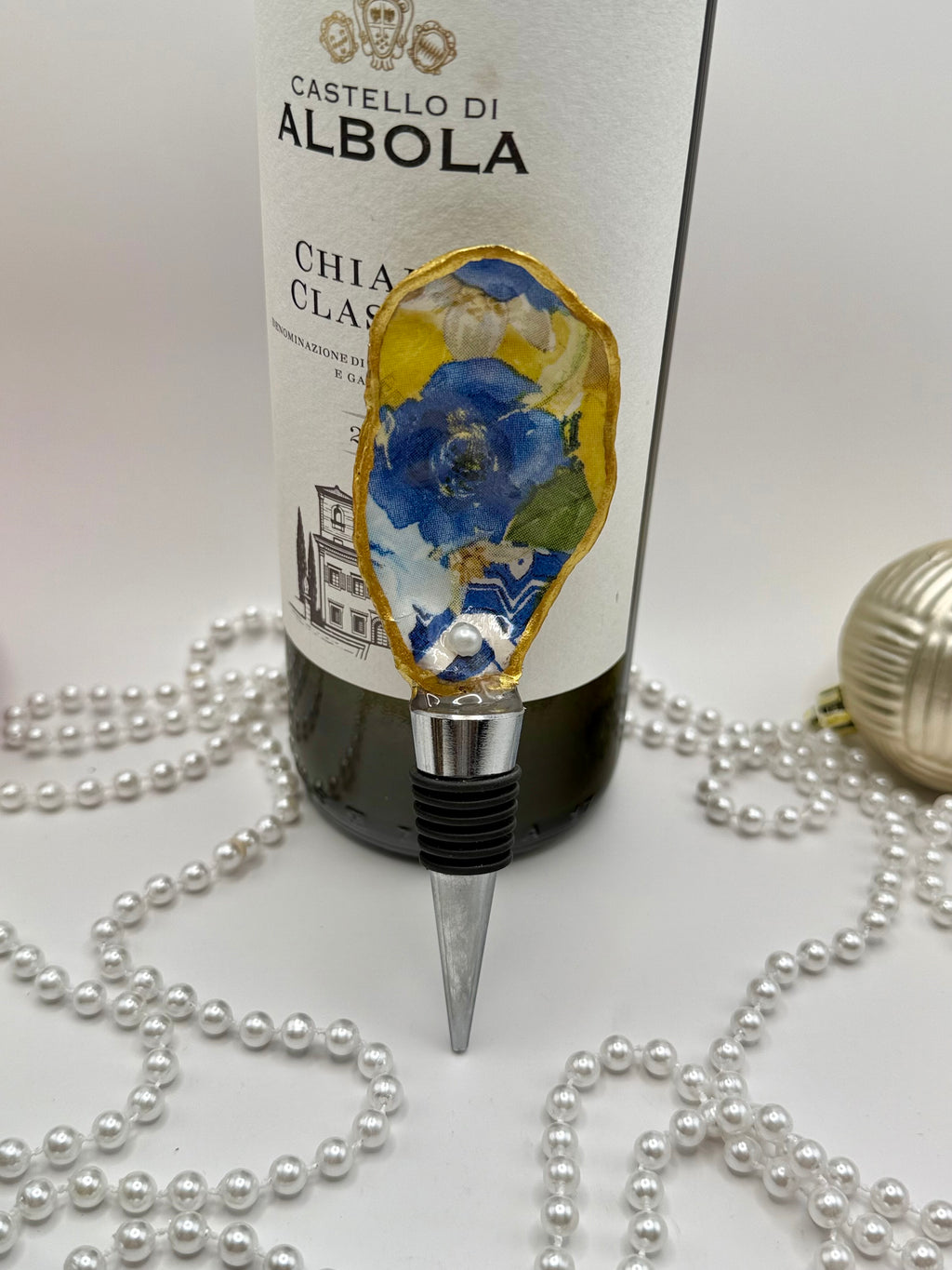 Oyster Shell Wine Stopper – Amalfi Coast
