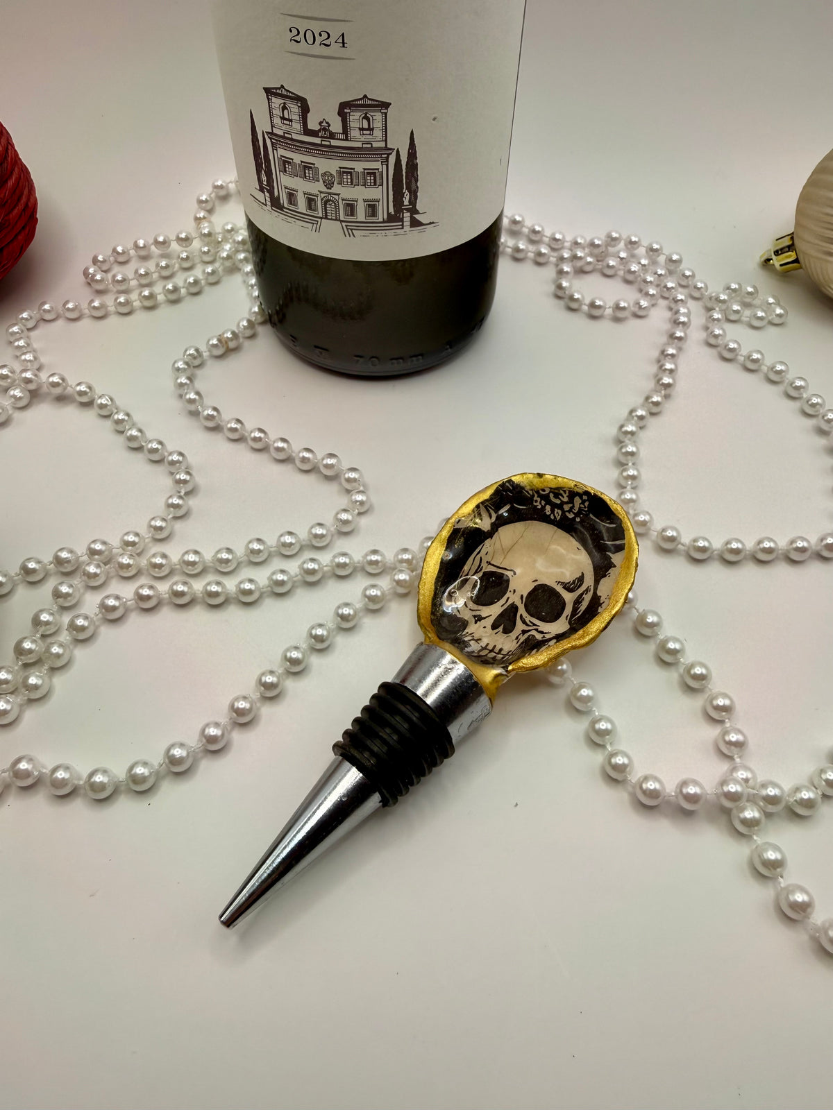 Oyster Shell Wine Stopper – Skulls & Blooms