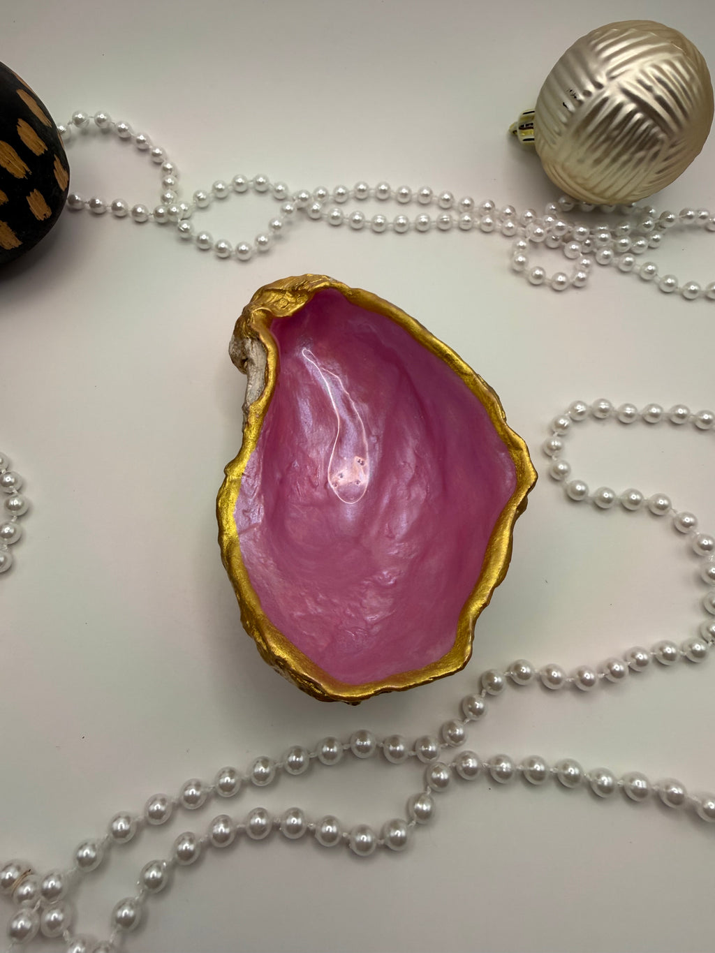 Oyster Trinket Tray – Blush Pink