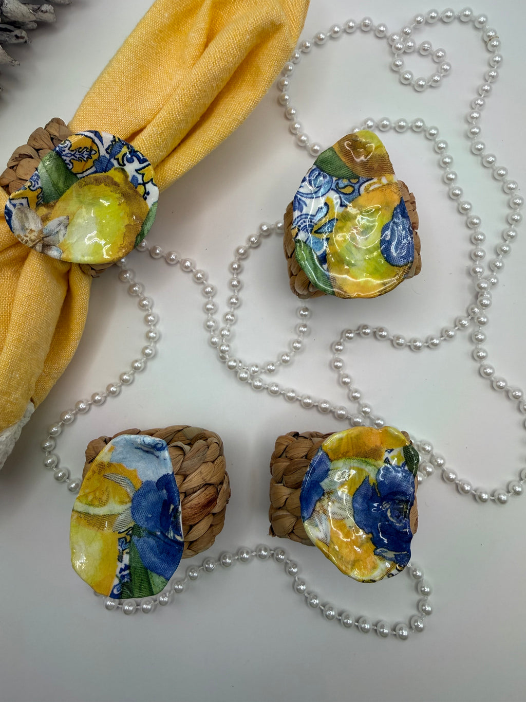 Oyster Shell Napkin Ring – Amalfi Coast