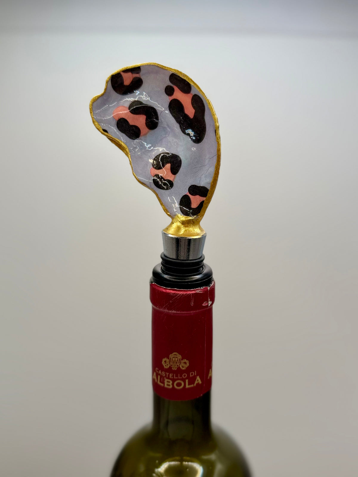 Oyster Shell Wine Stopper – Pretty in Leopard