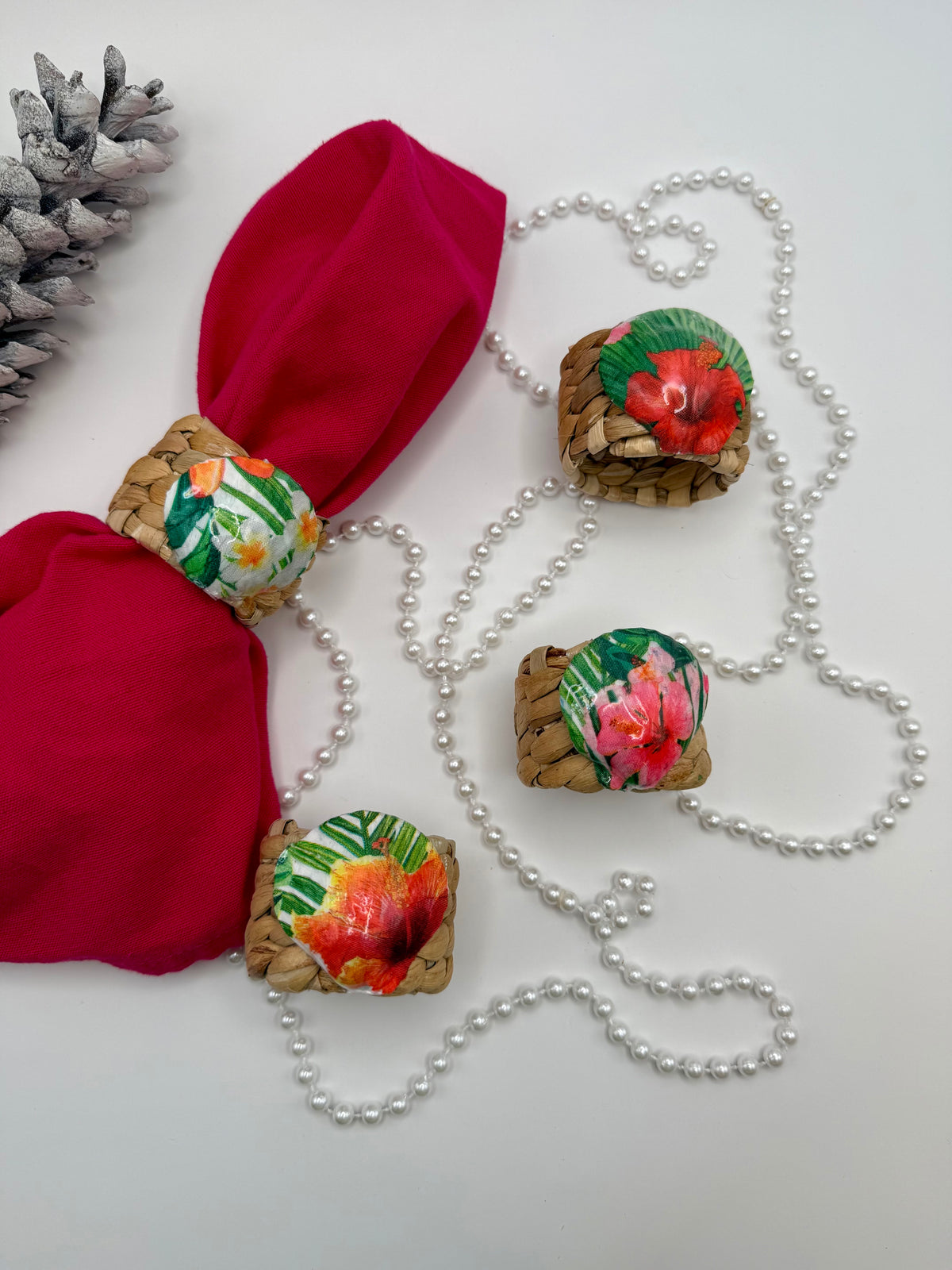 Oyster Shell Napkin Ring – Hawaiian Breeze