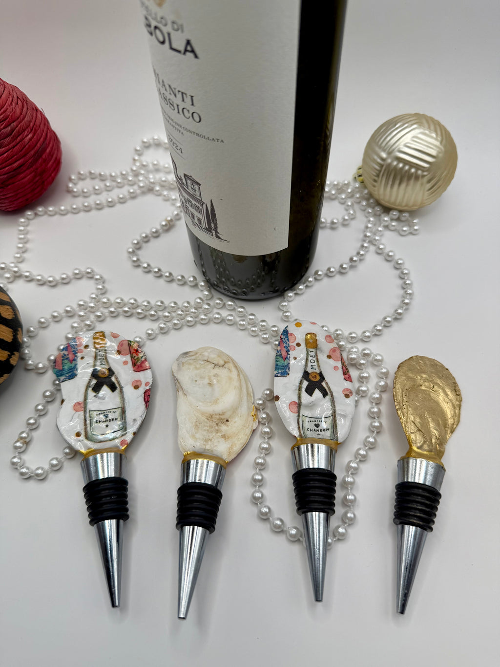 Oyster Shell Wine Stopper – Cocktail Hour