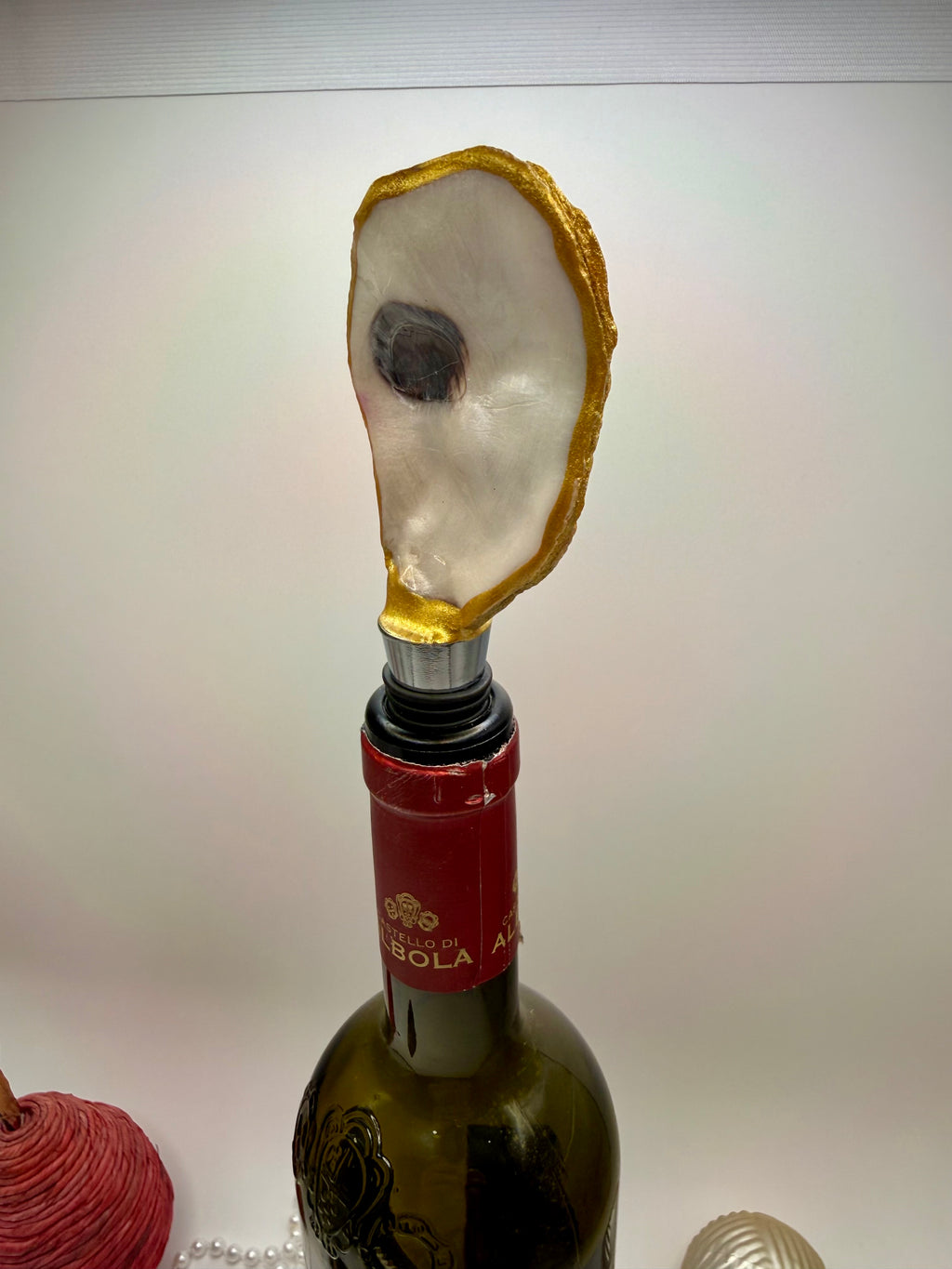 Oyster Shell Wine Stopper – Natural