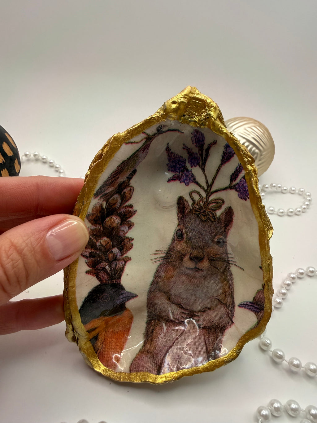 Oyster Trinket Tray – Woodland Whimsy