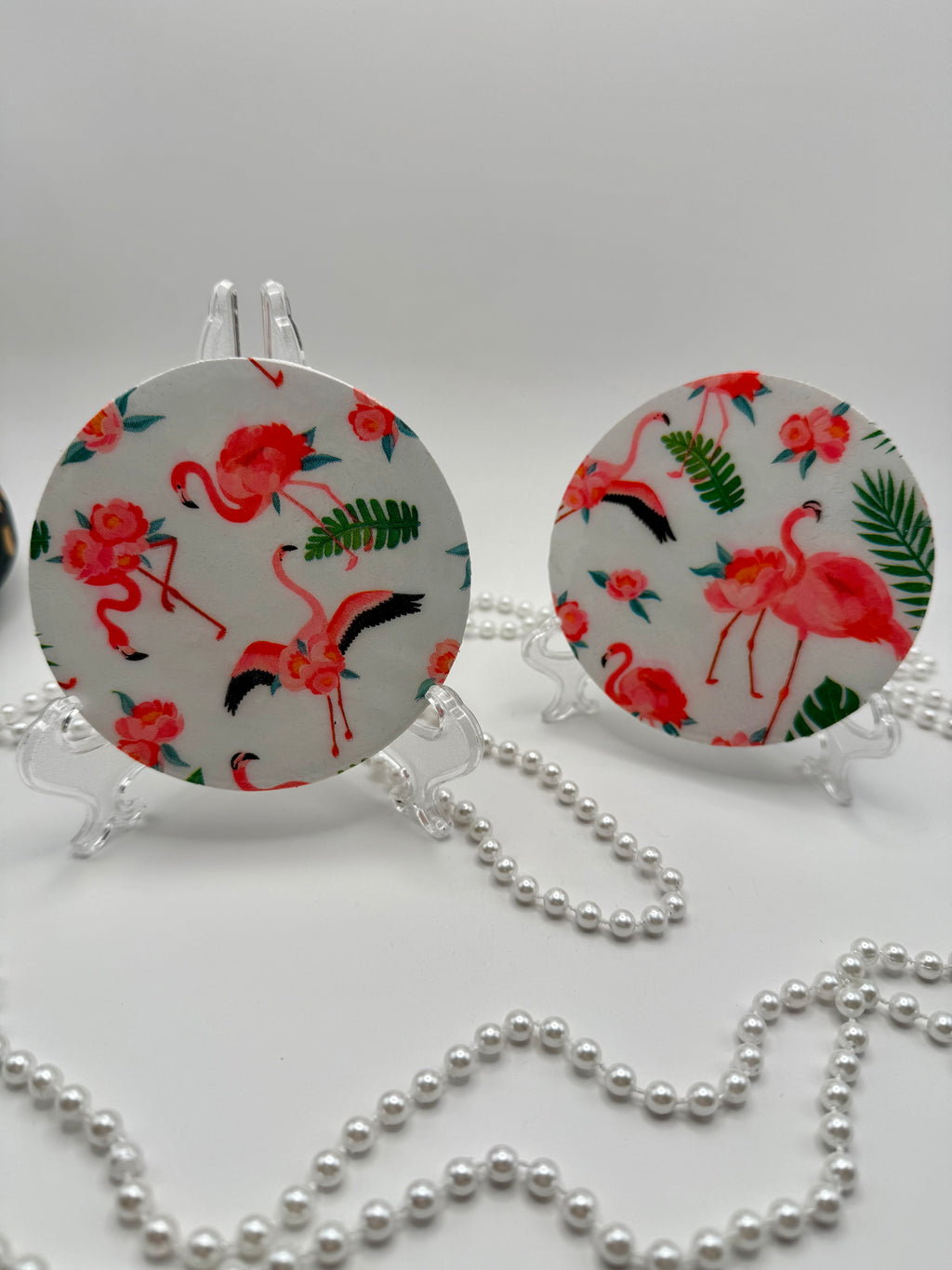 Wood Coaster – Flamingo Paradise