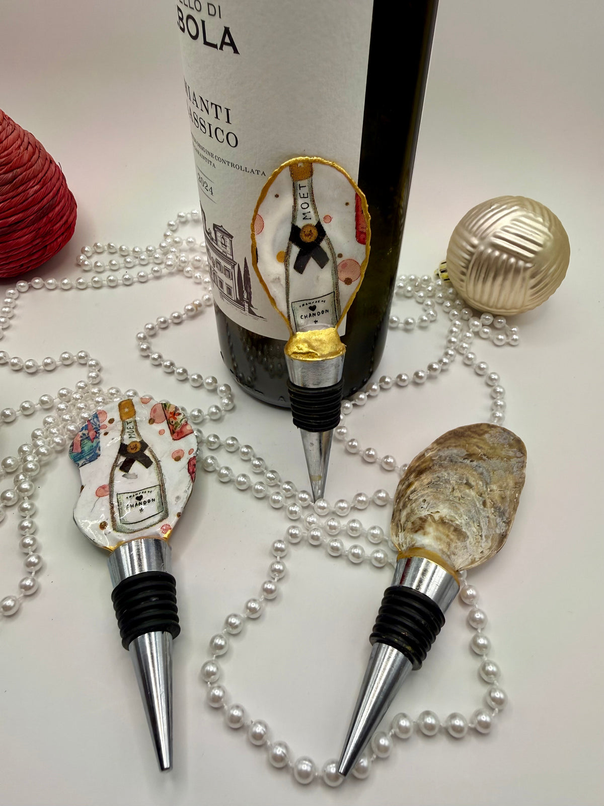 Oyster Shell Wine Stopper – Cocktail Hour