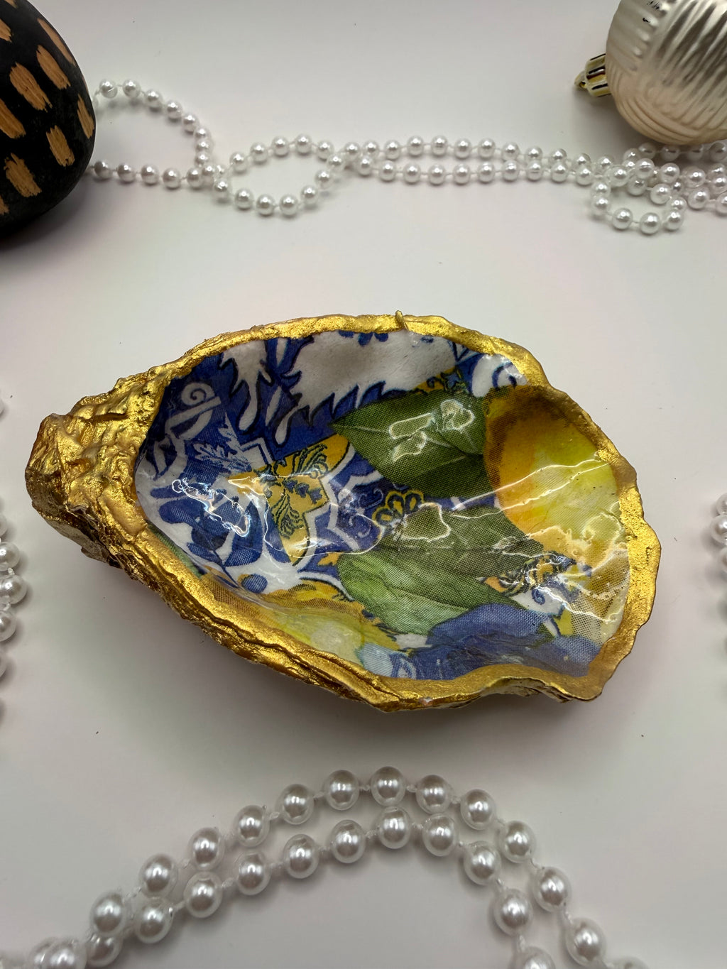Oyster Trinket Tray – Amalfi Coast