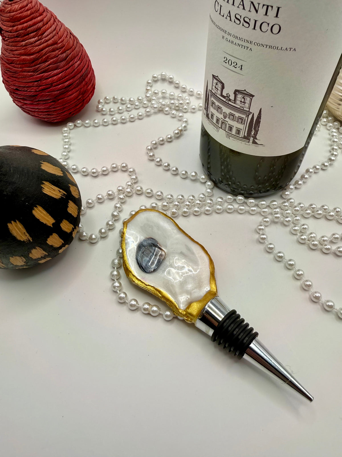 Oyster Shell Wine Stopper – Natural