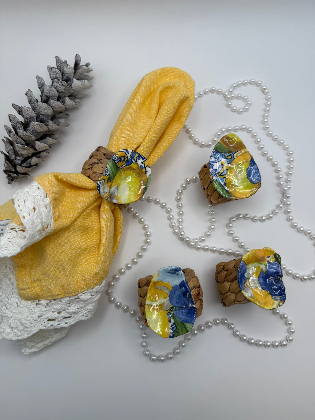 Oyster Shell Napkin Ring – Amalfi Coast