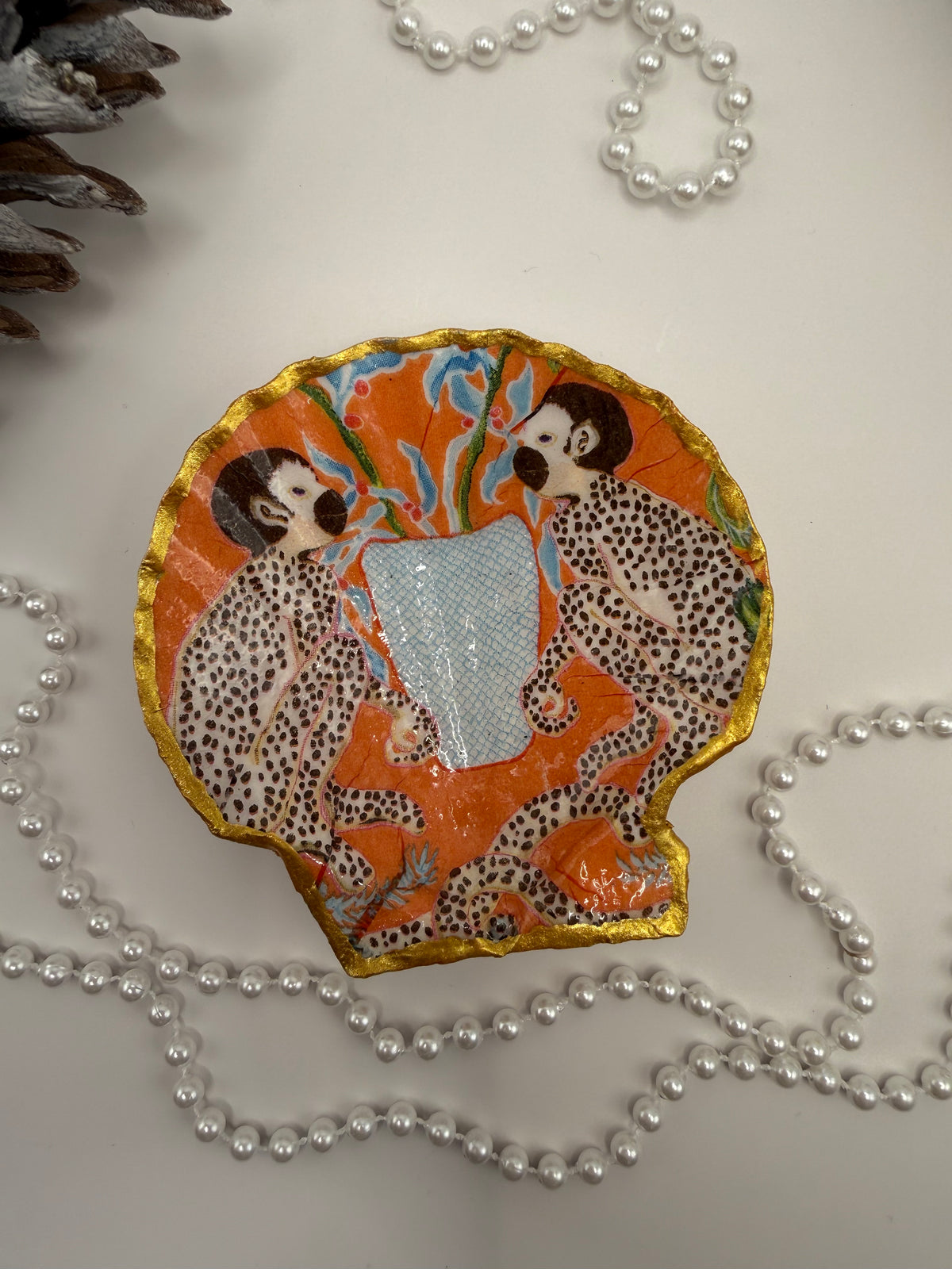Scallop Trinket Tray - Cheeky Monkeys