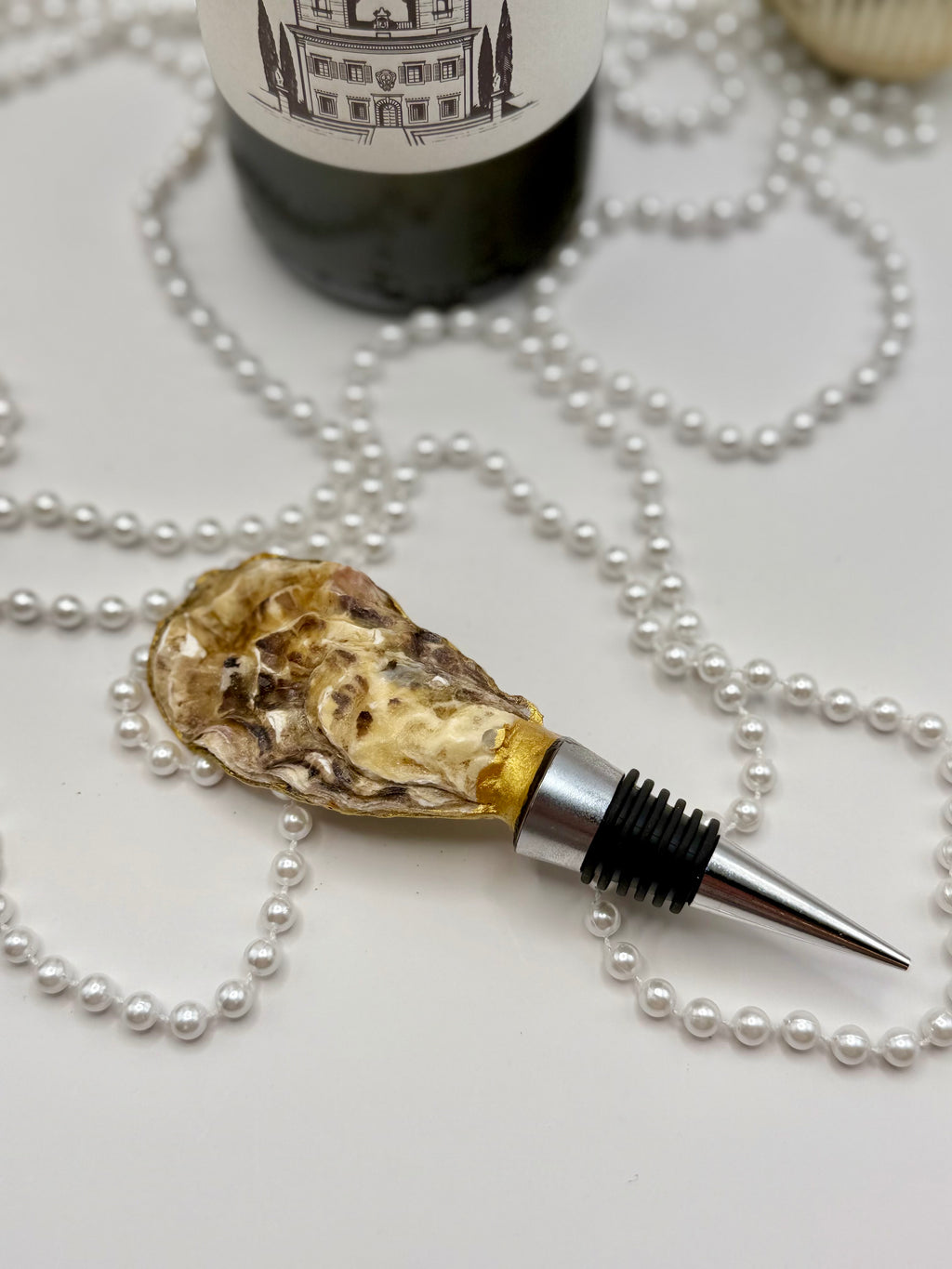 Oyster Shell Wine Stopper – Bohemian Garden