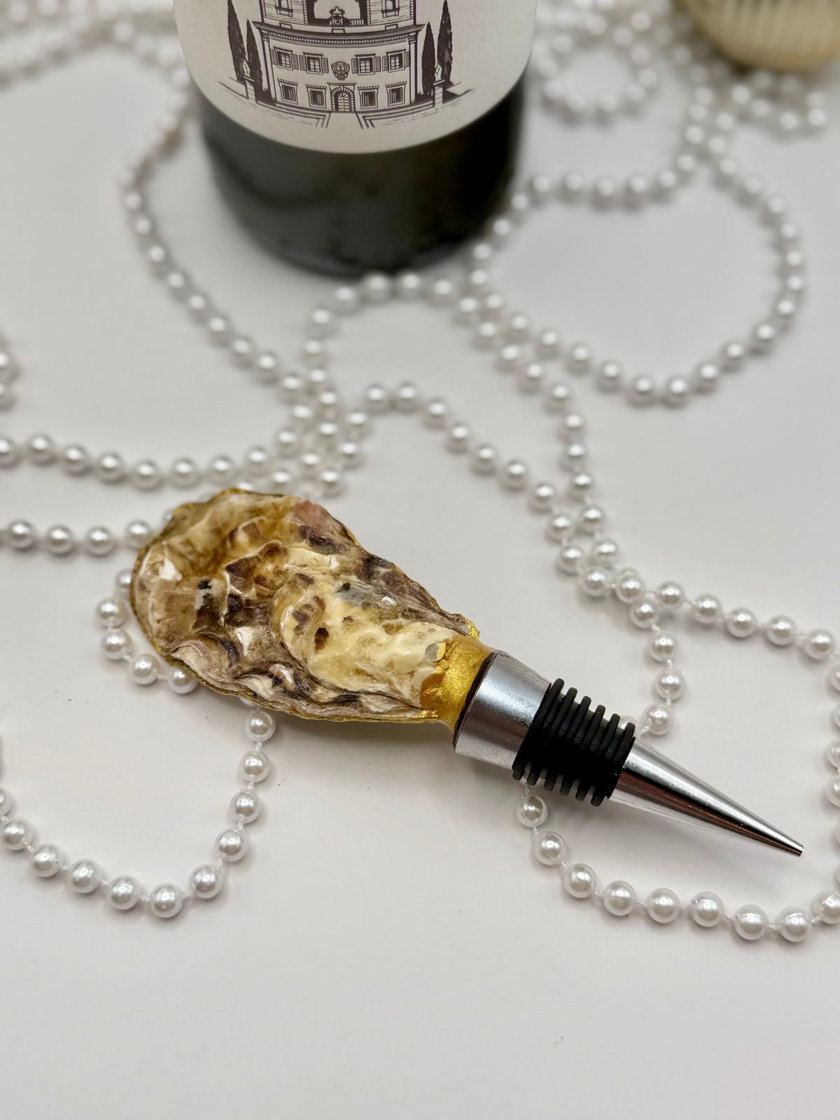 Oyster Shell Wine Stopper – Bohemian Garden