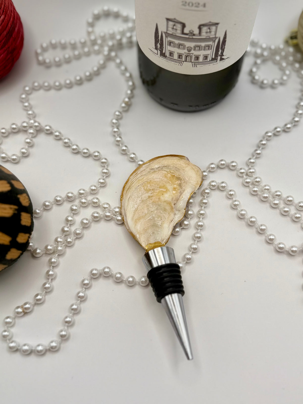 Oyster Shell Wine Stopper – Pretty in Leopard