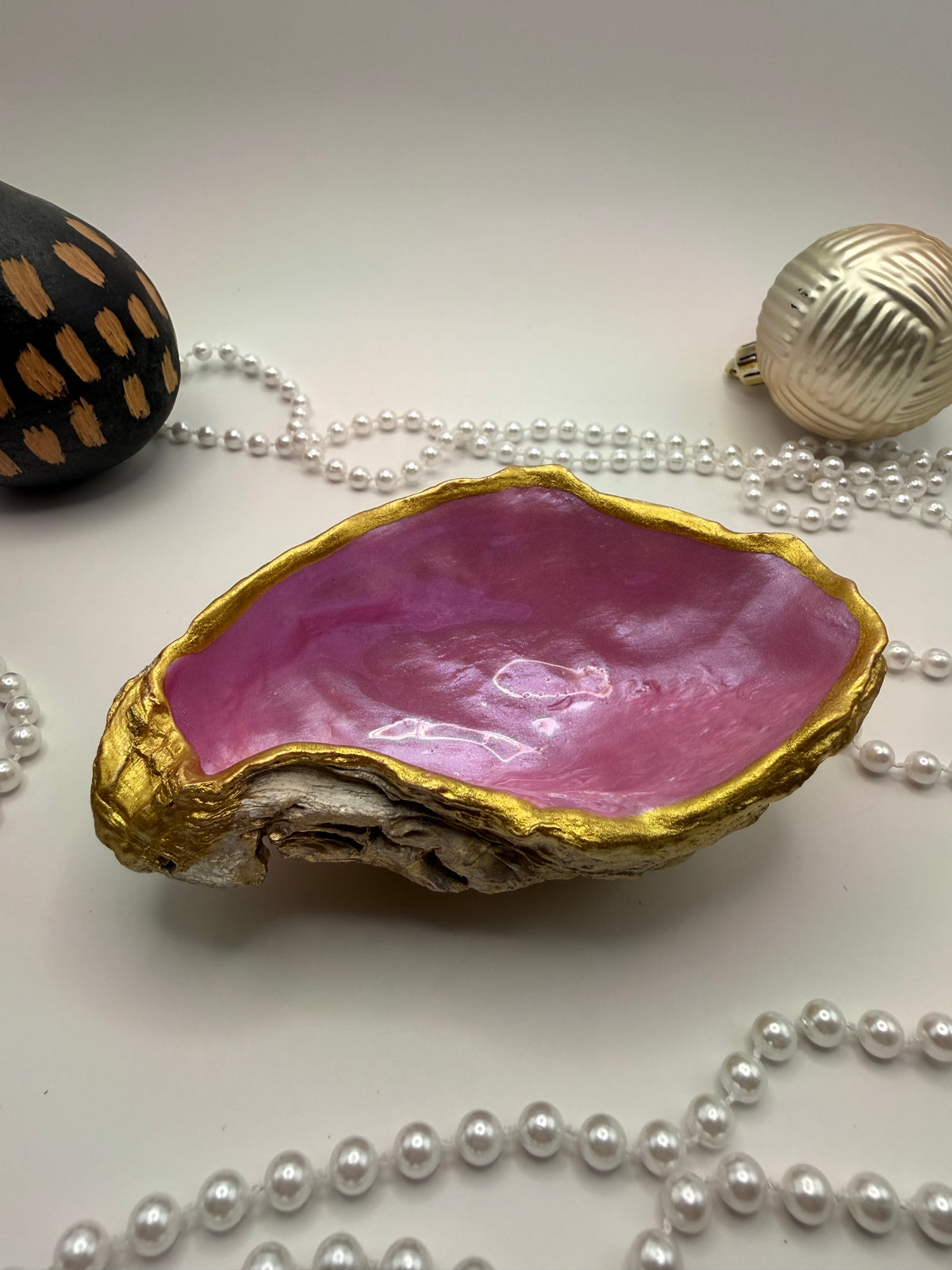 Oyster Trinket Tray – Blush Pink