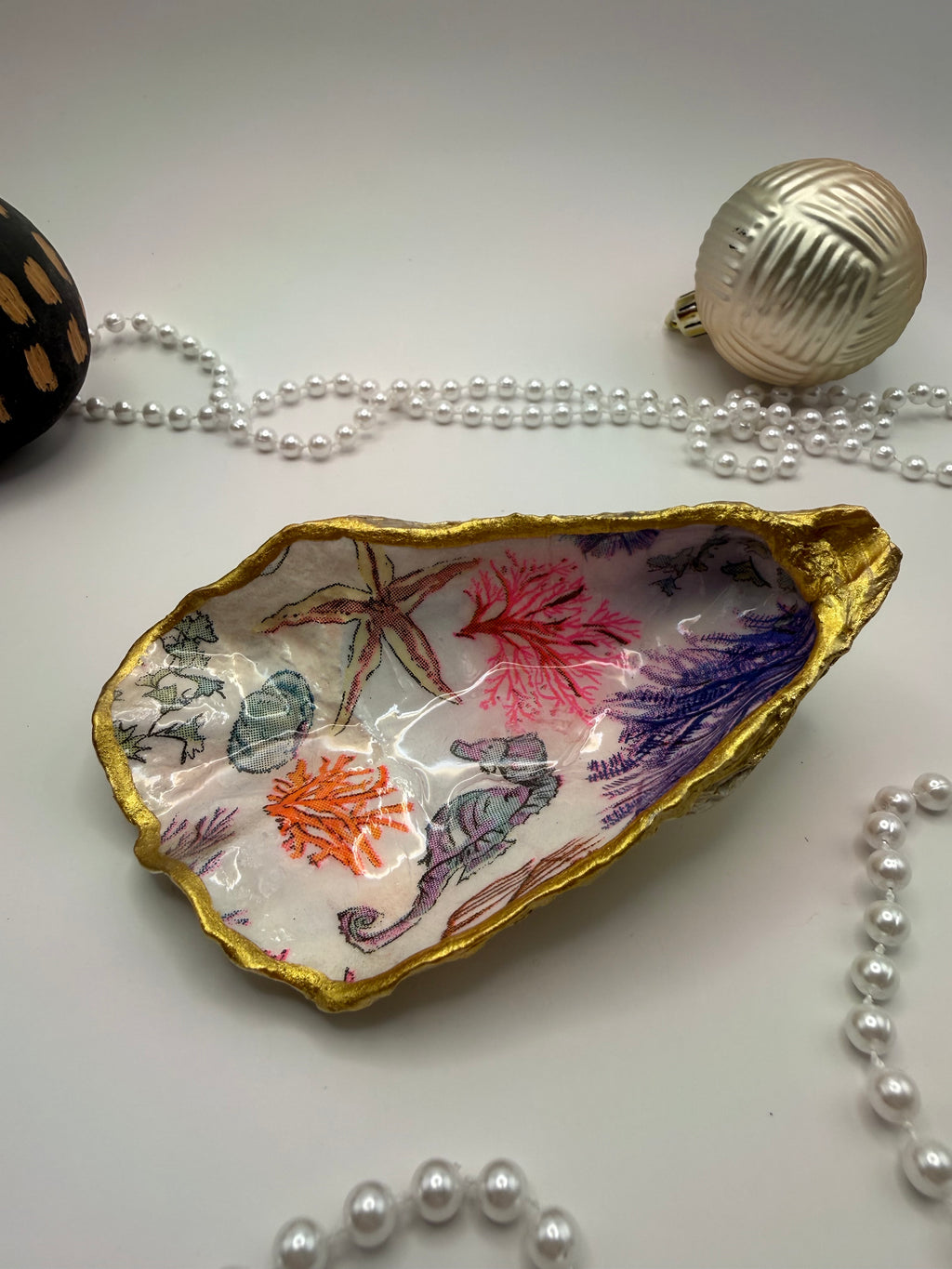 Oyster Trinket Tray – Under the Sea