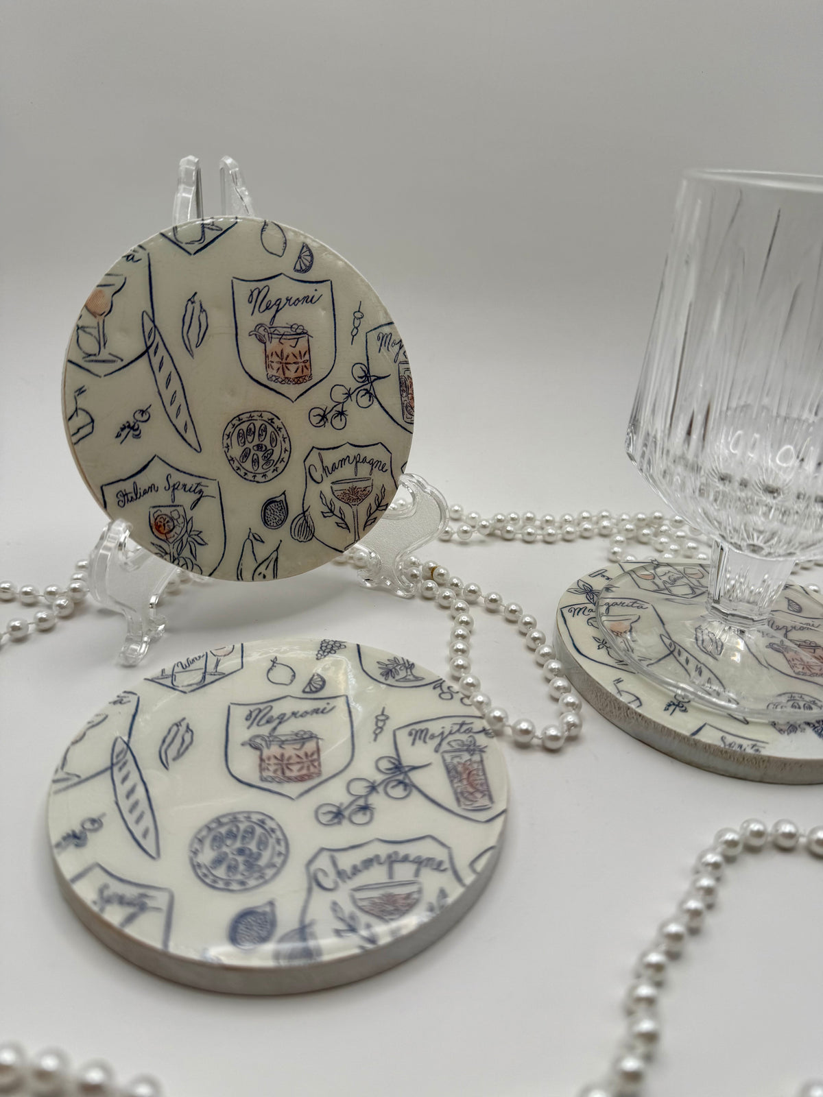 Wood Coaster – Negroni