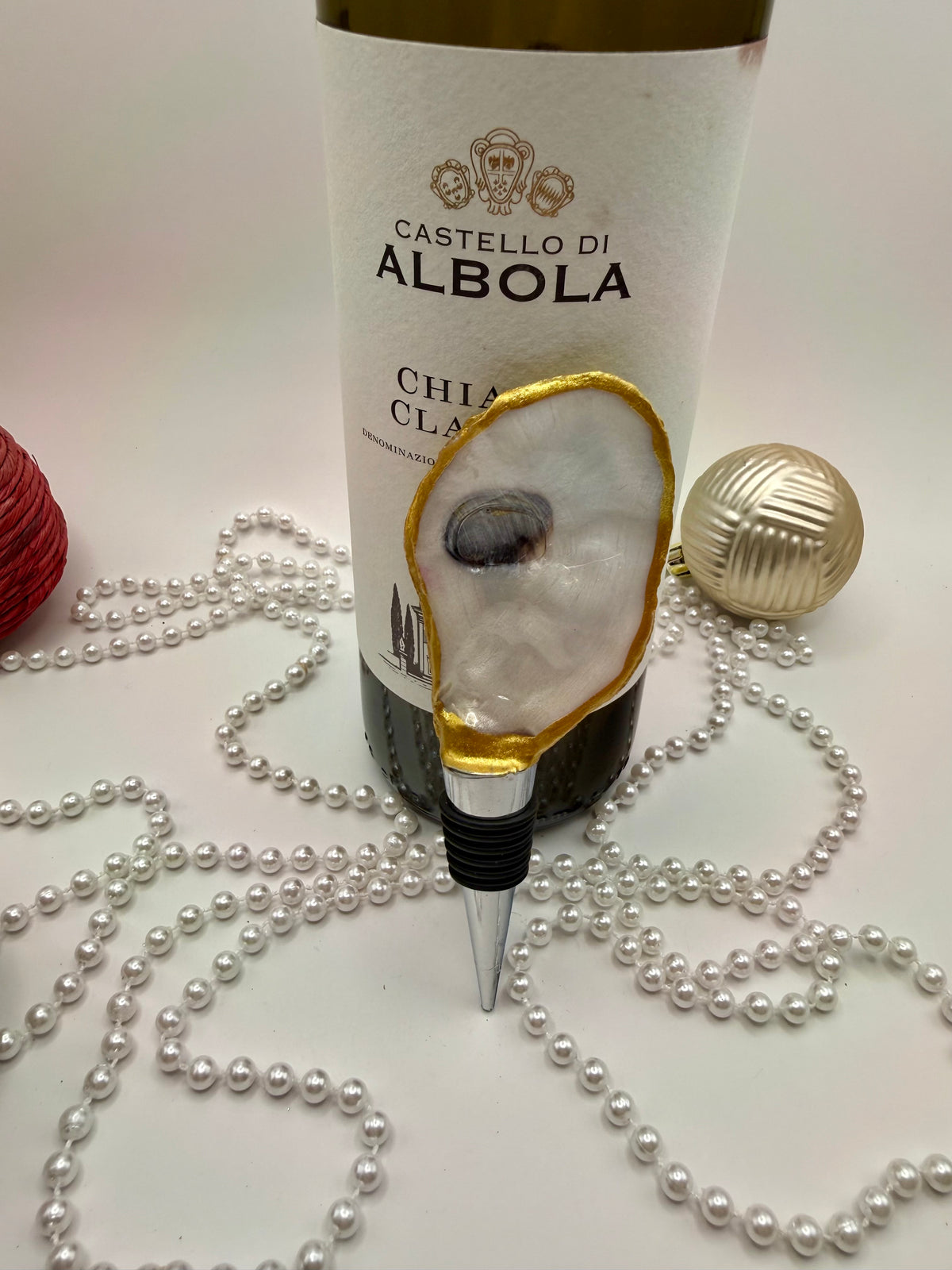 Oyster Shell Wine Stopper – Natural